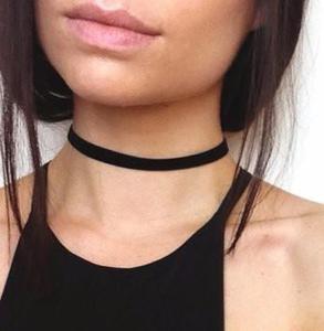 Choker skrzany - 2876583611