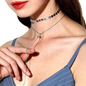 Choker srebrny acuszek - 2867257176