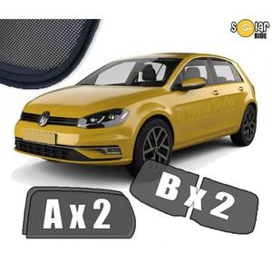 Zasonki / roletki / osony przeciwsoneczne dedykowane do VW Volkswagen Golf 7 (Zasonki drzwi i...