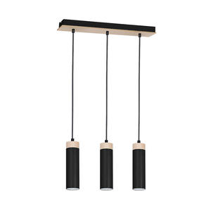 Lampa wiszca Pedro black 3xGU10 - 2859202550