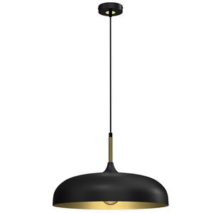 Lampa wiszca Lincoln Black/Gold 1xE27 - 2872455450