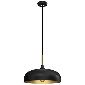 Lampa wiszca Lincoln Black/Gold 35cm - 2872455454