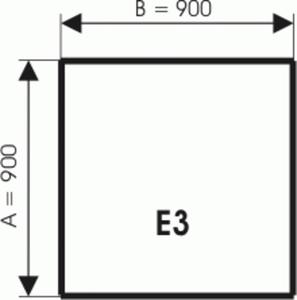 Podstawa szklana pod piec wolnostojcy E3 - 2833271835