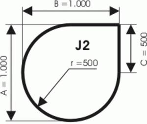 Podstawa szklana pod piec wolnostojcy J2 - 2833271843