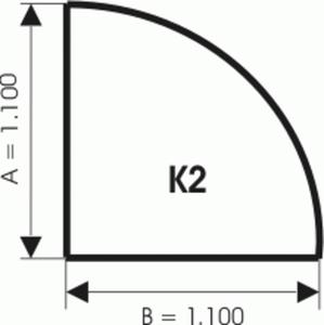 Podstawa szklana pod piec wolnostojcy K2 - 2833271845