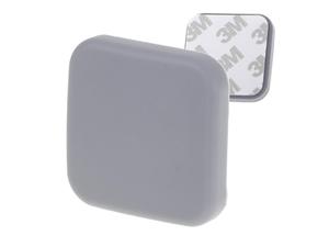 STOPER DO DRZWI SAMOPRZYLEPNY SILIKONOWY - SZARY KWADRAT SELF-ADHESIVE SILICONE DOOR STOP - GRAY SQUARE - 2876433622