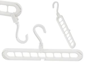 WIESZAK ORGANIZER DO SZAFY WIELOFUNKCYJNY BIAY WARDROBE ORGANIZER HANGER MULTIFUNCTIONAL WHITE - 2874533337