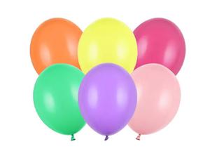 BALONY PASTELOWE MIX KOLOR 27cm STRONG 6szt PASTELL BALLONS MISCHFARBE 27cm STARK 6 Stk - 2876204337