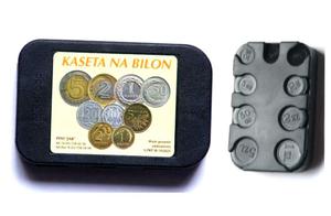 KASETA NA BILON / MONETY - BILONWKA / PORTFEL KASETA NA BILON / MONETY - BILONWKA / PORTFEL - 2874007328