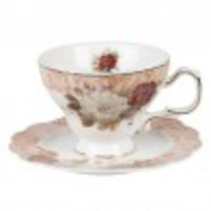 Porcelanowa Filianka w Kwiaty A Clayre & Eef - 2872622697