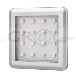 SQUARE 2 oprawa podszafkowa LED 1,5W aluminium, trzy barwy wiata - 2867801439