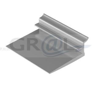 Uchwyt pki 18mm L-500 dwa kolory aluminium lub czarny - 2829406732