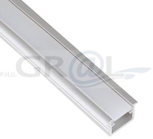 Profil aluminiowy do tam LED, INSIDE LINE 2m, do wpustu PROF-INLINE-OP-2M-W - 2837335663