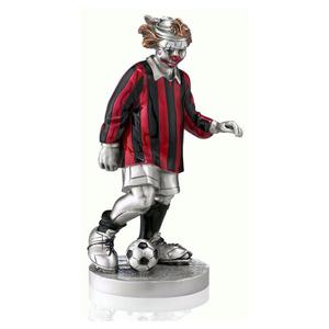 Figurka klaun | Rozmiar: H 14 cm | Kolor: Czerwono czarny | SKU: M120250-32-2 - 2871482760