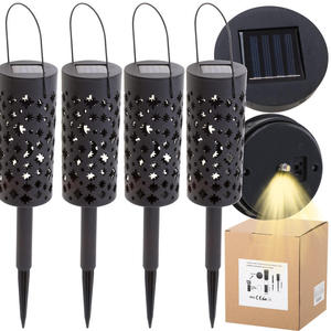 Lampy solarne latarenka gwiazdy ksiyce lampa solarna LED 4szt. - 2880999918