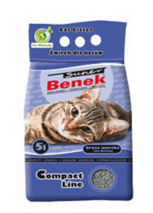 SUPER BENEK COMPACT BRYZA MORSKA - WIREK BENTONITOWY DLA KOTA 5 l - 2855268591