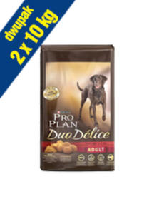 PRO PLAN DUO DELICE ADULT WOOWINA Z RYEM 2x10 kg - 2837263245