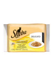 SHEBA DELICATO DROBIOWE DANIA W GALARETCE 4x85g - 2858259349