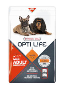 VERSELE-LAGA OPTI LIFE ADULT DIGESTION MINI dostpne do wyczerpania zapasw 2,5 kg - 2854111486