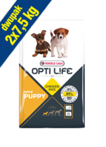 VERSELE-LAGA OPTI LIFE PUPPY MINI 2x7,5 kg - 2856154888