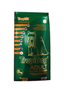 TROPIDOG SUPER PREMIUM ADULT SMALL JAGNICINA, OSO I RY dostpne do wyczerpania zapasw 8 kg - 2857460348