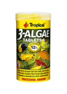 TROPICAL 3-ALGAE TABLETS A POKARM DLA RYB 80 tabletek - 2825200539