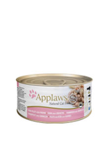 APPLAWS CAT FILETY Z TUCZYKA I KREWETKI 156 g - 2837263556