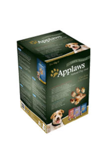 APPLAWS DOG MOKRA KARMA DLA PSA - MULTIPAK Z KURCZAKIEM 5x150 g - 2856348128