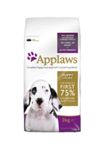 APPLAWS DRY PUPPY LARGE Z KURCZAKIEM KARMA DLA SZCZENIT 2 kg - 2842299538