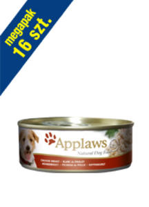 APPLAWS DOG MOKRA KARMA DLA PSA - PIER Z KURCZAKA I RY 16x156g - 2856348132