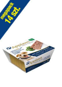 APPLAWS DOG PASZTET DLA PSA - Z OSOSIEM I WARZYWAMI 14x150g - 2856348139