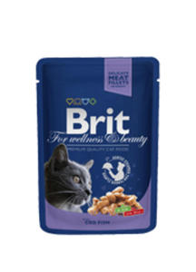 BRIT PREMIUM CAT KARMA DLA KOTA - z dorszem 100 g - 2857855666