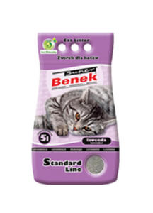 SUPER BENEK LAWENDA - WIREK BENTONITOWY DLA KOTA 5 l - 2853745946