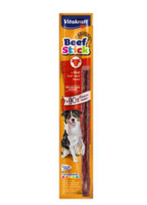 VITAKRAFT BEEF STICK KABANOS Z WOOWIN DLA PSA 1 sztuka - 2843155749