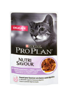 PRO PLAN CAT NUTRISAVOUR DELICATE Z INDYKIEM 85 g - 2857855668