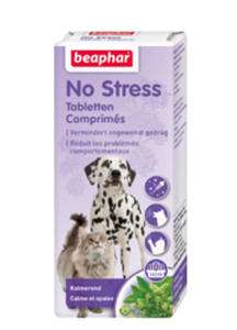 BEAPHAR NO STRESS TABLETKI USPOKAJAJACE DLA KOTA I PSA 20 tabletek - 2855493648