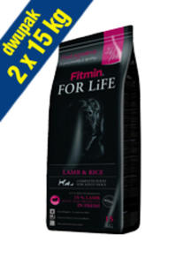 FITMIN DOG FOR LIFE LAMB & RICE 2x15 kg - 2858402436