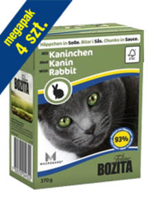 BOZITA FELINE KARMA DLA KOTA - Z KRLIKIEM W SOSIE 4x370 g - 2855963925