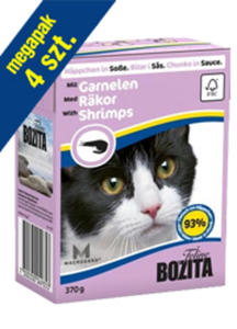 BOZITA FELINE KARMA DLA KOTA - Z KREWETKAMI W SOSIE 4x370 g - 2849240633