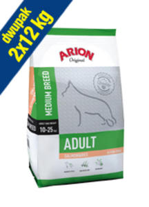 ARION ORIGINAL ADULT MEDIUM SALMON & RICE 2x12 kg - 2857855492