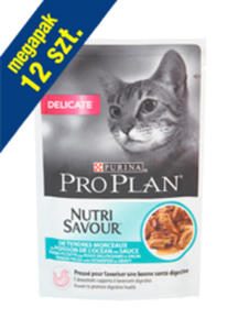 PRO PLAN CAT NUTRISAVOUR DELICATE Z RYB 12x85 g - 2852569904