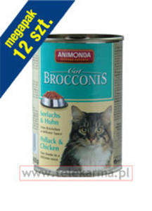 ANIMONDA BROCCONIS KARMA DLA KOTA - OSO I KURCZAK 12x400 g - 2844529415