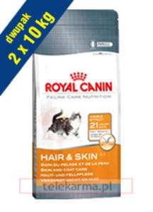 ROYAL CANIN FELINE HAIR & SKIN 33 2x10 kg - 2858402604