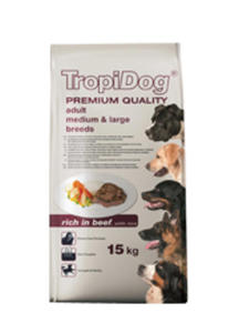 TROPIDOG PREMIUM ADULT MEDIUM & LARGE WOOWINA I RY 15 kg - 2856154890