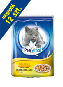 PREVITAL Z KURCZAKIEM W GALARETCE 12x100 g - 2858001335