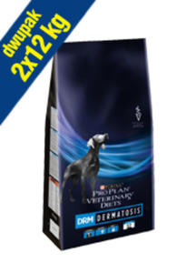 PURINA PRO PLAN VETERINARY DIETS DRM KARMA DLA PSW Z PROBLEMAMI SKRNYMI 2x12 kg - 2855810984