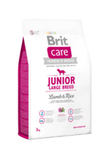 BRIT CARE JUNIOR LARGE BREED LAMB & RICE dostpne do wyczerpania zapasw 3 kg - 2857031753