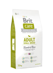 BRIT CARE ADULT SMALL BREED LAMB & RICE 7,5 kg - 2857460334