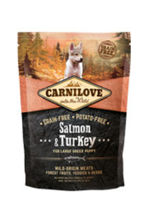 CARNILOVE PUPPY LARGE KARMA DLA SZCZENIAKA - OSO I INDYK 1,5 kg