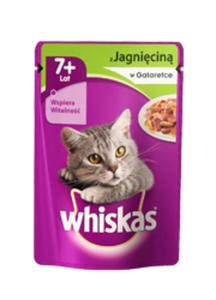 WHISKAS SENIOR Z JAGNIECIN W GALARETCE 100 g - 2849240630